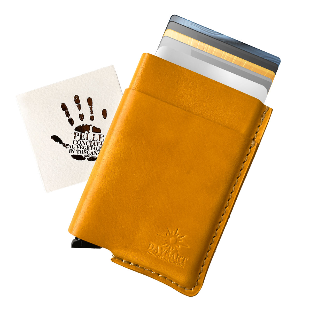 DAYSART（デイズアート） スライドカードケース 本革 イタリアンレザー