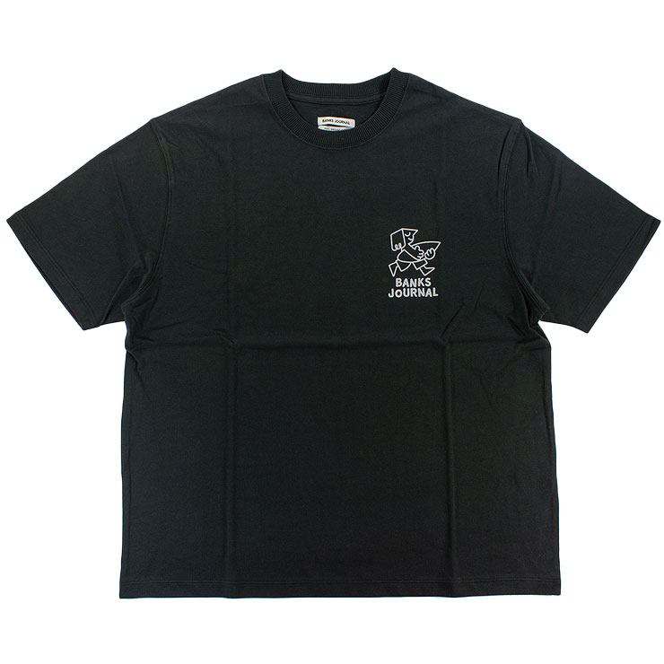 BANKS ATS0885 バンクスTシャツ BLACK 新品未使用です！ BANKS メンズ Tシャツ バンクス BK252MST02 カットソー ブランド