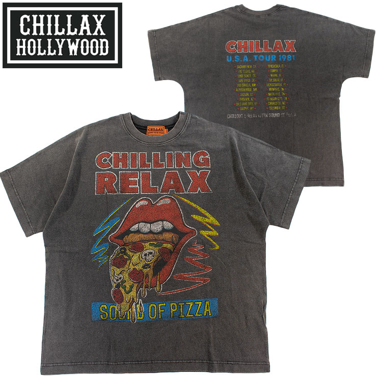 メンズ Tシャツ CHILLAX チラックス バンド ヴィンテージ 半袖