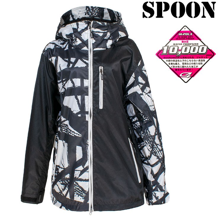 スノーボードジャケット SPOON スノボウェア メンズ レディース ジャケット 男女兼用 スキーウェア スプーン SLANT-MIX