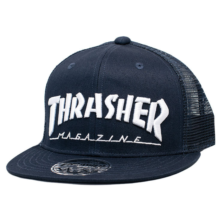 THRASHER スラッシャー メッシュキャップ ロゴ刺繍 帽子 CAP