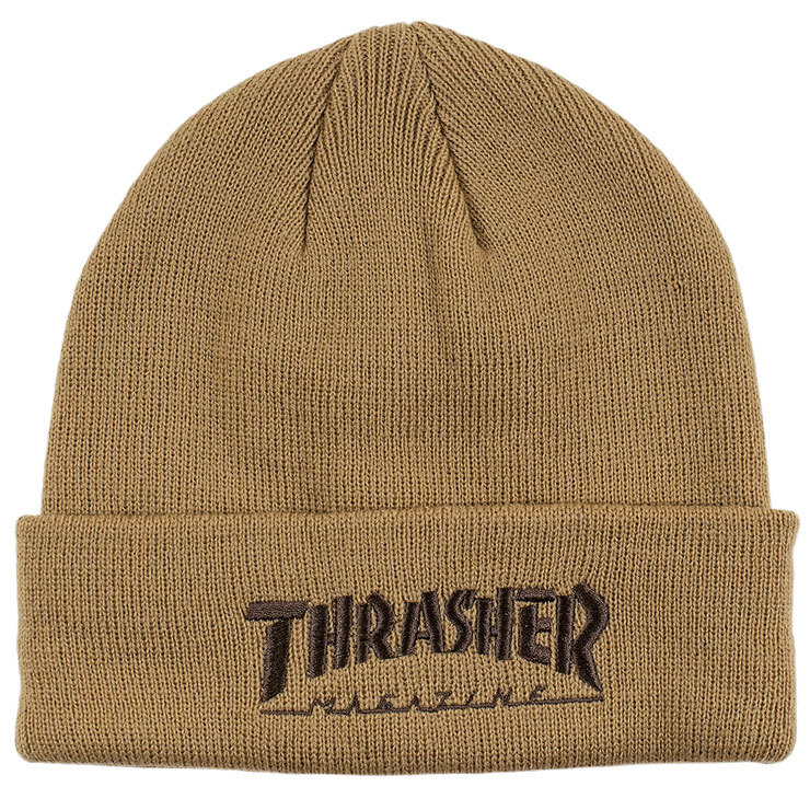 スラッシャー THRASHER ビーニー ニットキャップ 帽子 BEANIE スケートボードブランド 男女兼用 THR-N01