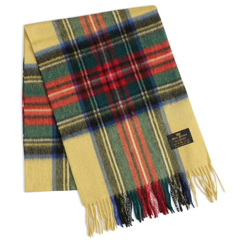 Glen Prince（グレンプリンス） ハーフサイズラムズウール スカーフ