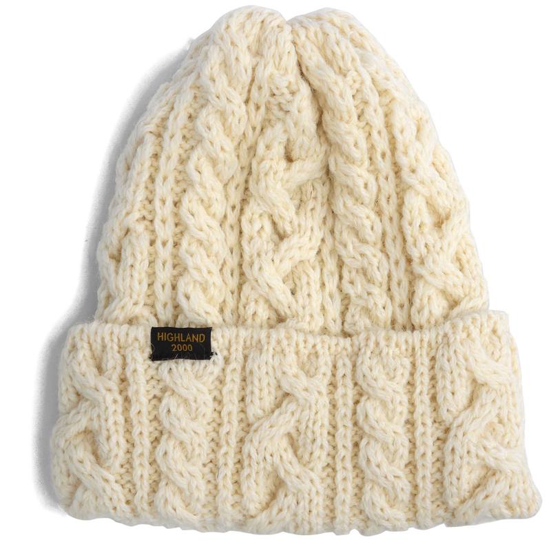 Highland2000 別注 BOBCAP スモールタグ付き ニットキャップ ウール 100% プレゼントにも  ハイランド2000  ニット帽 ボブキャップ | HIGHLAND 2000 | 03