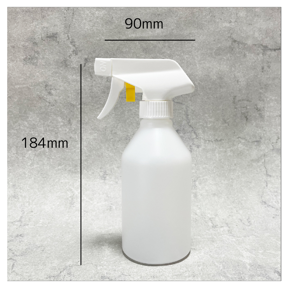 泡スプレーボトル 300ml×5本 [トリガー:白/ボトル:クリア] 洗剤・次亜
