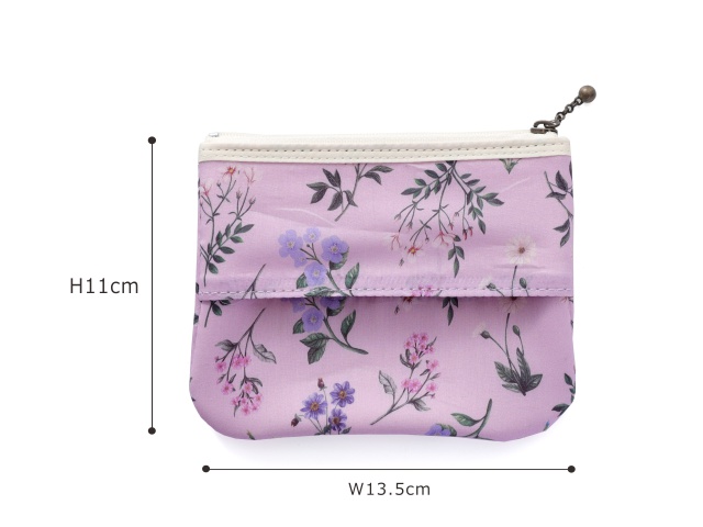 ティッシュポーチ 02 リバティプリント 使用 13.5×11cm 【フローレット