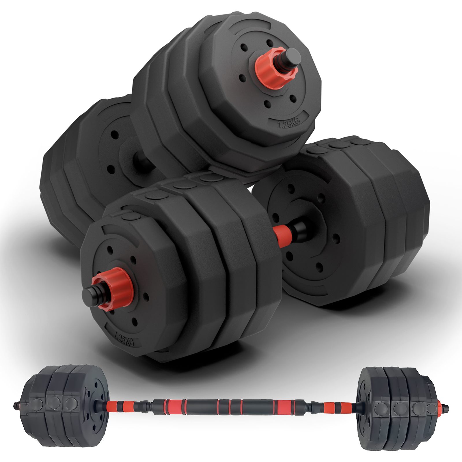 DUMBBELL 可変ダンベル 40Kg ① TOP FILM ダンベル 可変式 40kg 40キロ 2個セット 可変式