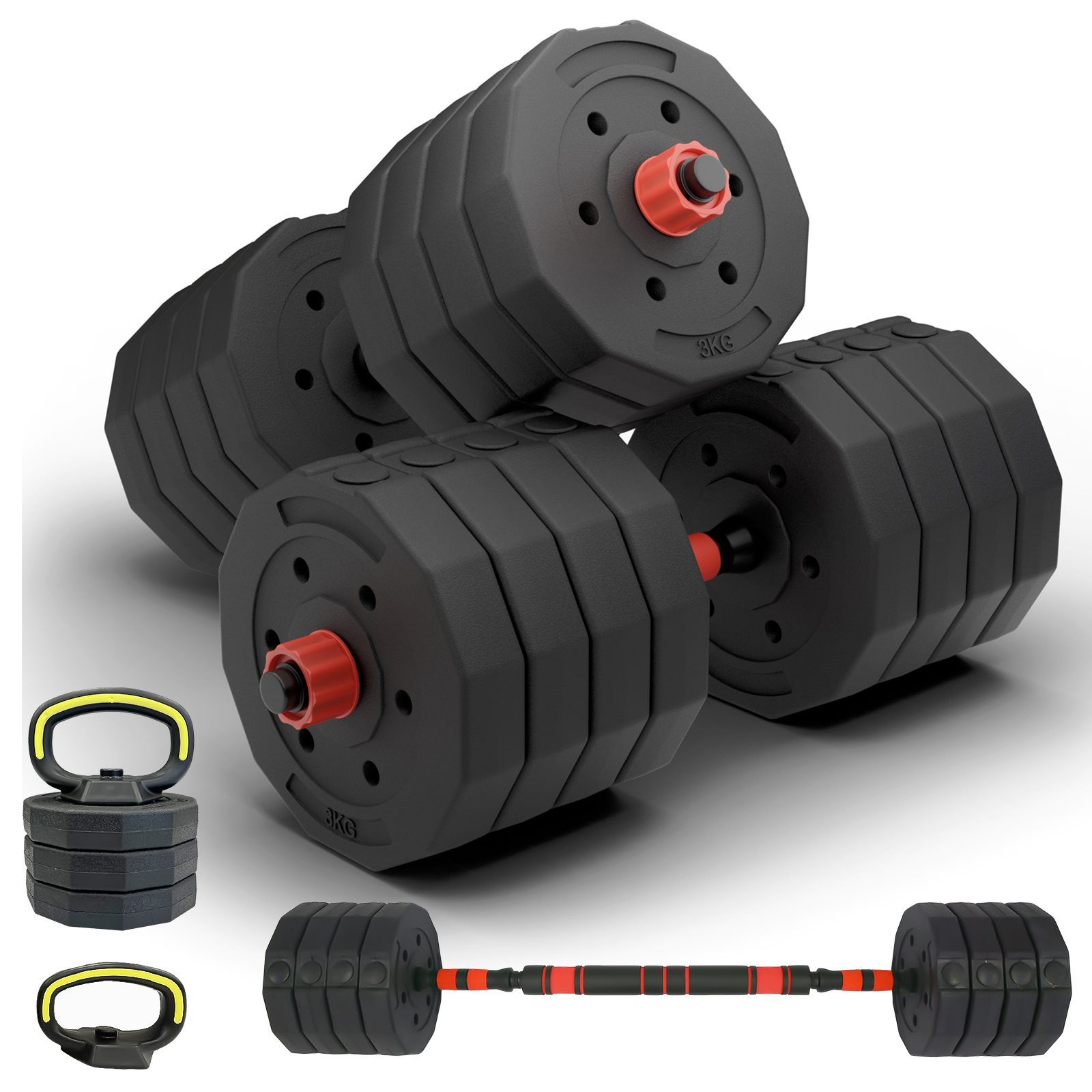 ダンベル 可変式 50kg 40kg 30kg 20kg 10kg 2個セット 5kg 筋