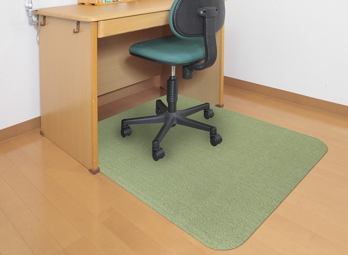 デスク マット チェアマット ラグ 学習机 洗える 無地 滑り止め 置く