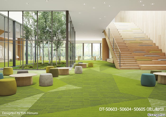 生地サンプル サンゲツ タイルカーペット DT...の詳細画像3