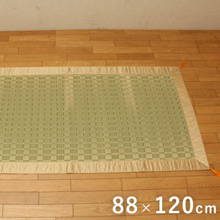 古代 120御前ござ (I) 純国産 掛川織 い草御前（仏前）ござ 『古代』 約88×120cm