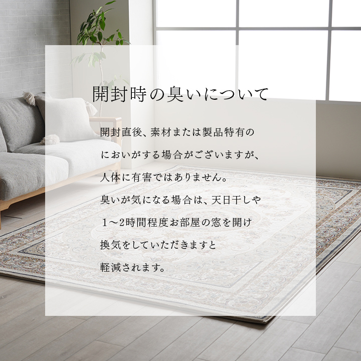 ロザリオ (I) カーペット デザインラグ ウィルトンカーペット クラシック柄 高級ラグ 約240×330cm_12