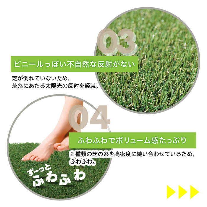人工芝 ロール グリーン 屋外 屋内 室内 緑 芝 幅100cm 芝丈25mm 防炎 つぶれにくい 約 巾1m×10m メモリーターフ (UN) MT25-0110の画像