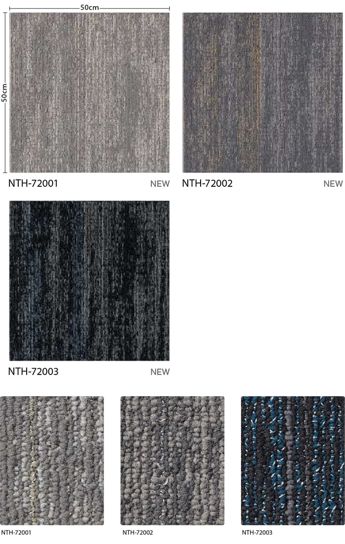 生地サンプル サンゲツ タイルカーペット グレ...の詳細画像3