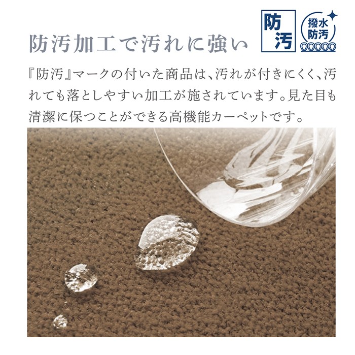 オーダーカーペット 東リ カーペット 絨毯 ラグ マット ディフェンダー2 約300×500cm 抗菌 防汚 防炎 立体感 デザイン ナイロン 業務用 半額以下 新生活_5