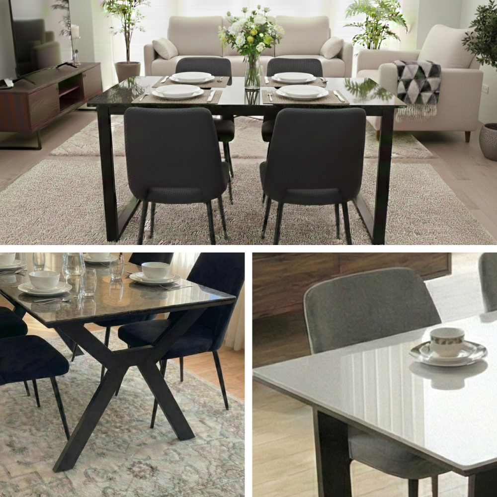 エレノア | 5点 幅150cm 奥行85cm 高さ72cm ダイニングテーブルセット