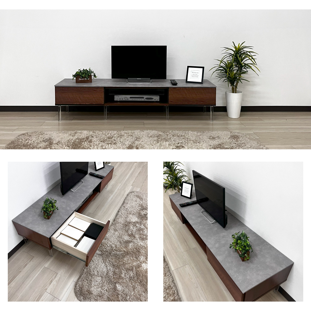 レイス | 国産 大川家具 幅150cm テレビ台 【テレビボード 収納付き TV