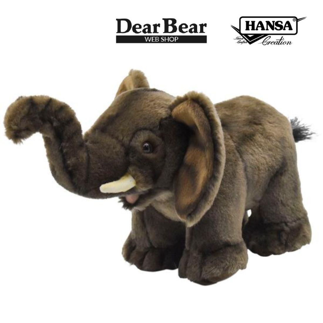 HANSA BH2967 アフリカゾウ ぞう 象 ぬいぐるみ リアル : Dear Bear