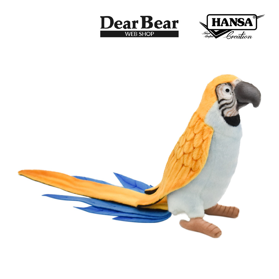 HANSA（ぬいぐるみ） BH3325 オウム ブルー HANSA おうむ とり