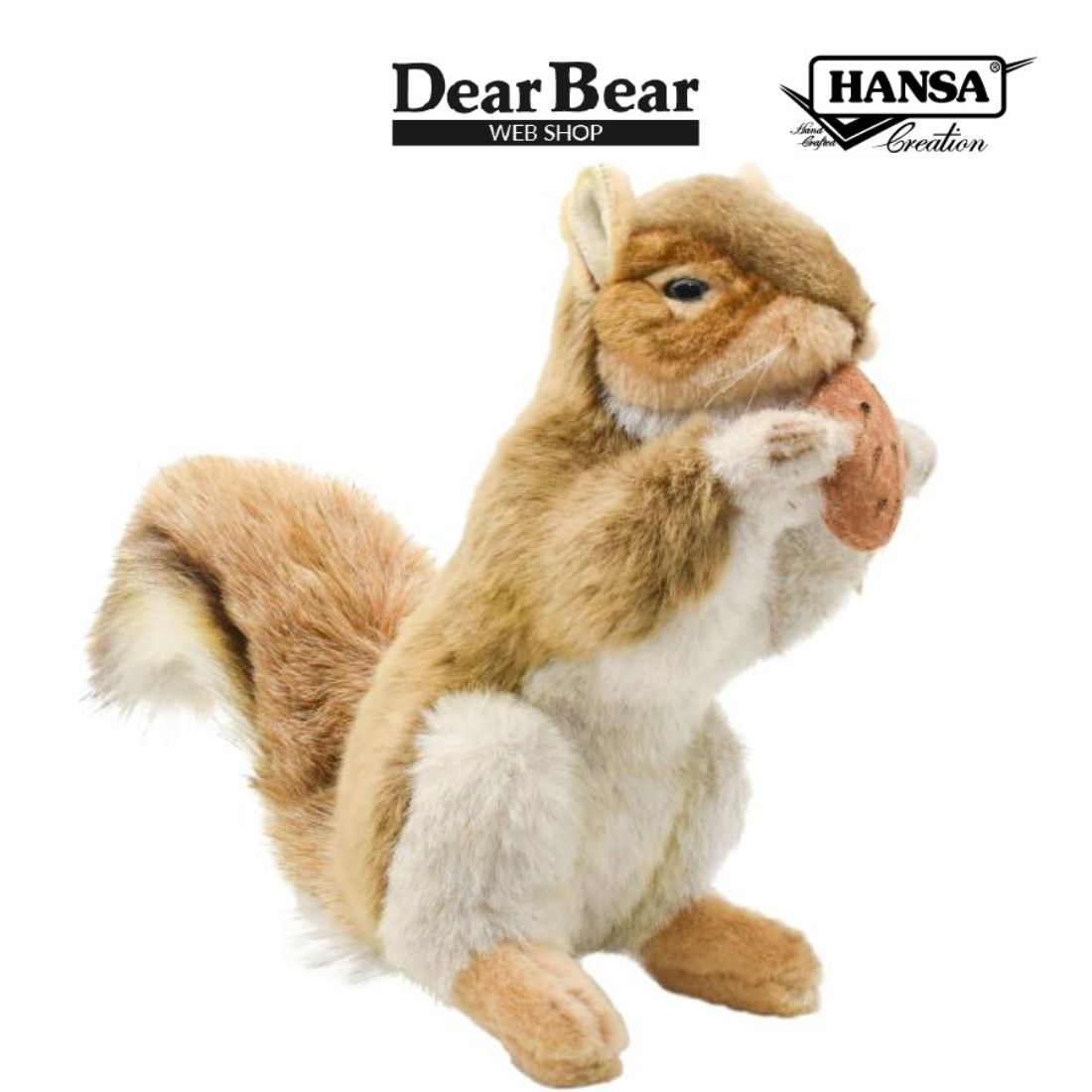 HANSA BH3745 アカリス あかりす 栗鼠 ぬいぐるみ リアル : Dear Bear