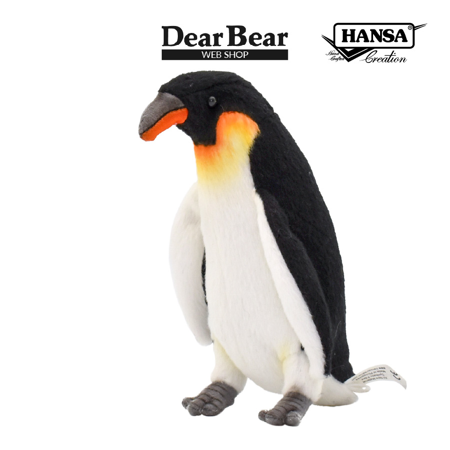 ペンギン アンティーク木製スカンディアペンギン❤︎マウイ島ラハイナギャラリー HANSA（ぬいぐるみ） BH5262 コウテイペンギン HANSA こうてい