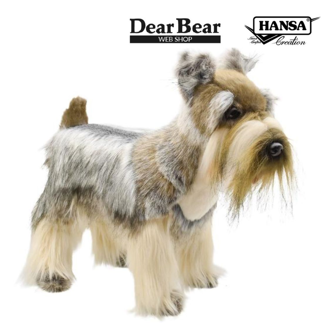 HANSA BH5767 ミニチュアシュナウザー グレー みにちゅあしゅなうざー