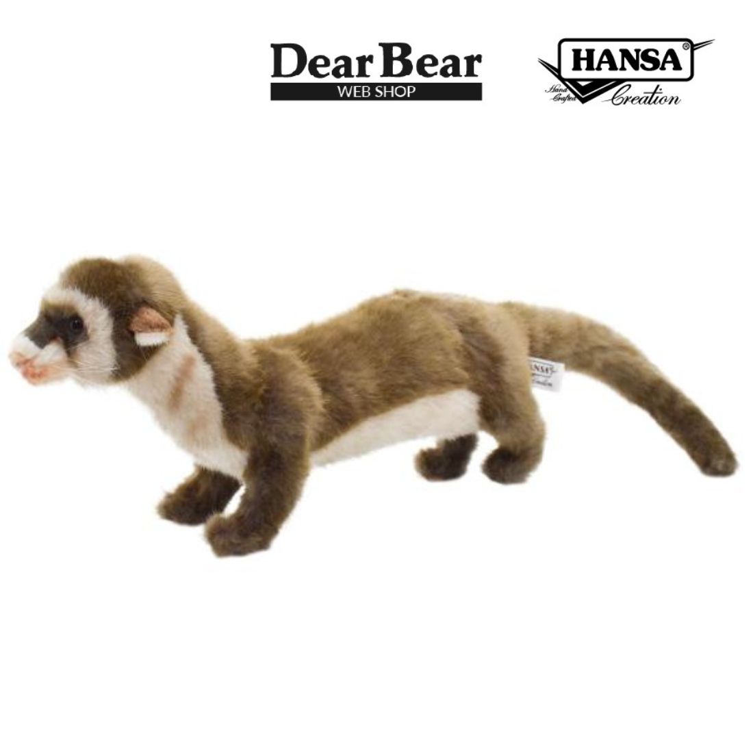 HANSA BH6310 フェレット ふぇれっと ぬいぐるみ リアル : Dear Bear
