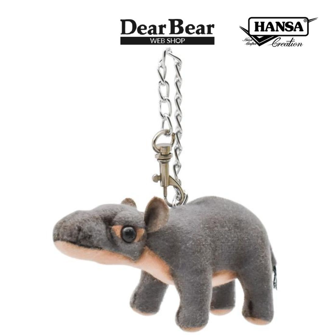 HANSA BH6417 カバ キーチェーン かば 河馬 キーホルダー リアル 爆買