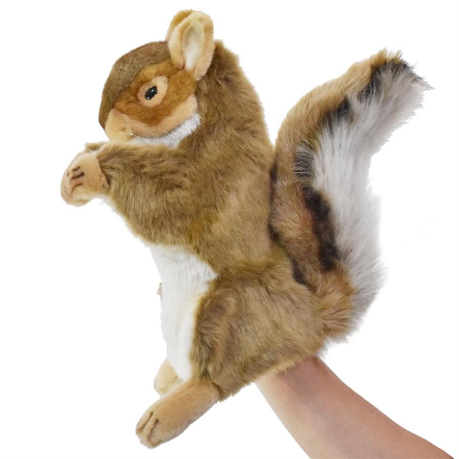 HANSA BH7162 アカリス ハンドパペット あかりす 栗鼠 リアル : Dear