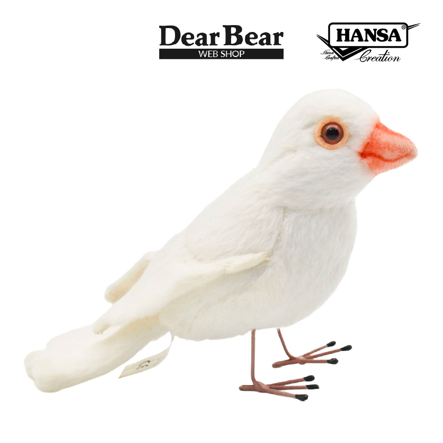 HANSA（ぬいぐるみ） BH7244 シロブンチョウ HANSA しろぶん