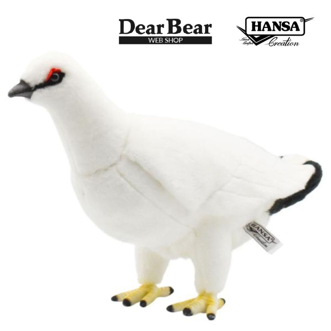 HANSA BH7642 ライチョウ 冬 らいちょう 雷鳥 とり トリ 鳥 ぬいぐるみ