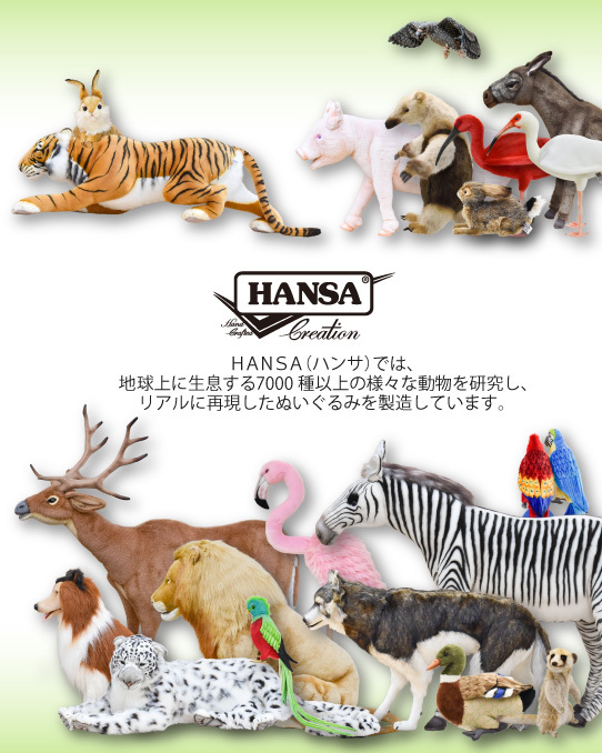 Dear Bear WEB SHOP - ハンサ(リアルな動物のぬいぐるみ)｜Yahoo