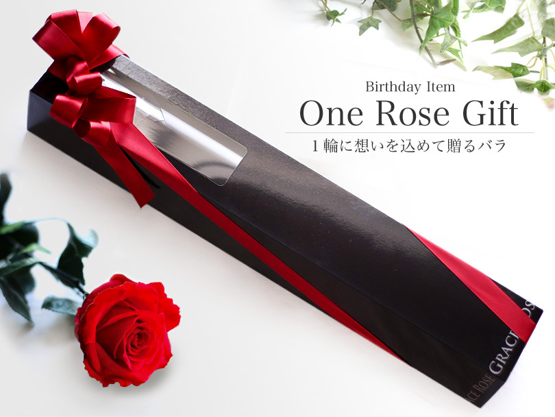 One Rose Gift（一輪のバラ）