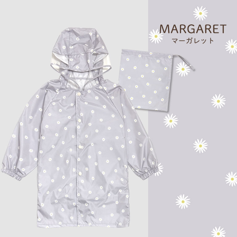 レインコート キッズ ベビー 女の子 男の子 リュック対応 撥水 反射テープ付 収納袋付 子供 かわいい おしゃれ 雨 雪 入園 da007 |  | 08