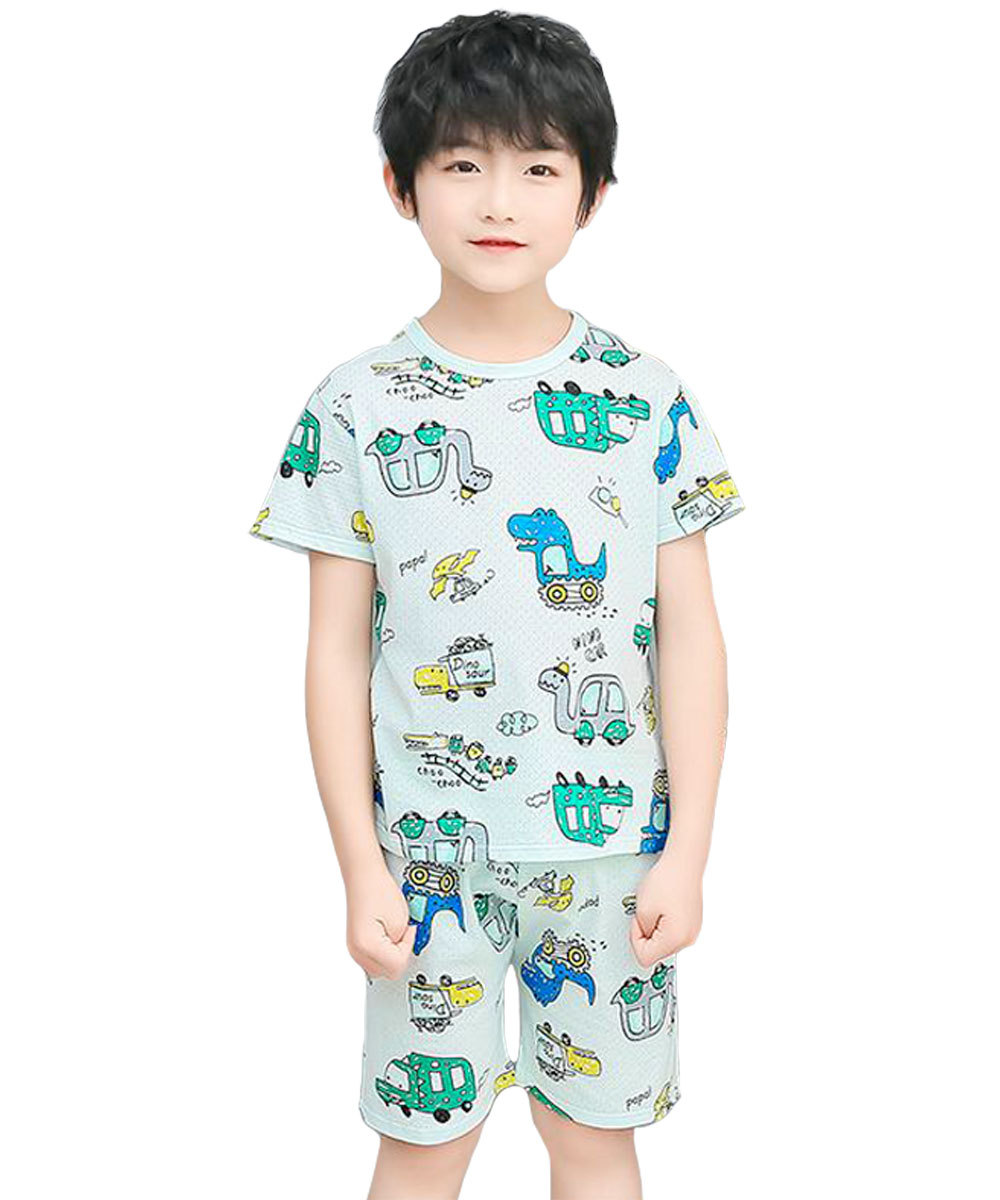 パジャマ キッズ 半袖 おしゃれ 上下セット メッシュ 子供服 子供 女の子 男の子 夏 上下 かわいい 綿 90 100 110 120 130 140 150 dk037 |  | 05