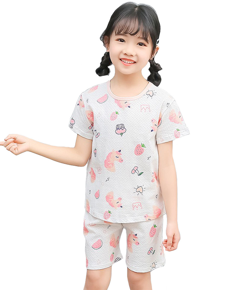 パジャマ キッズ 半袖 おしゃれ 上下セット メッシュ 子供服 子供 女の子 男の子 夏 上下 かわいい 綿 90 100 110 120 130 140 150 dk037 |  | 11