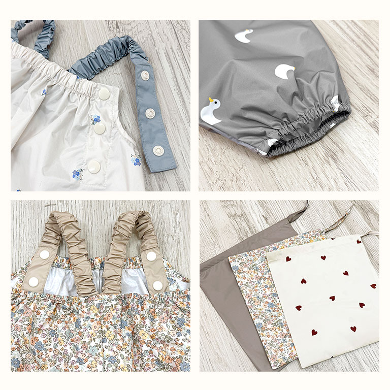 【リニューアル！】 遊び着 つなぎ 防水 砂場着 おしゃれ プレイウェア 調節可能 ベビー キッズ 男の子 女の子 撥水 80〜100cm対応 dk050 |  | 44