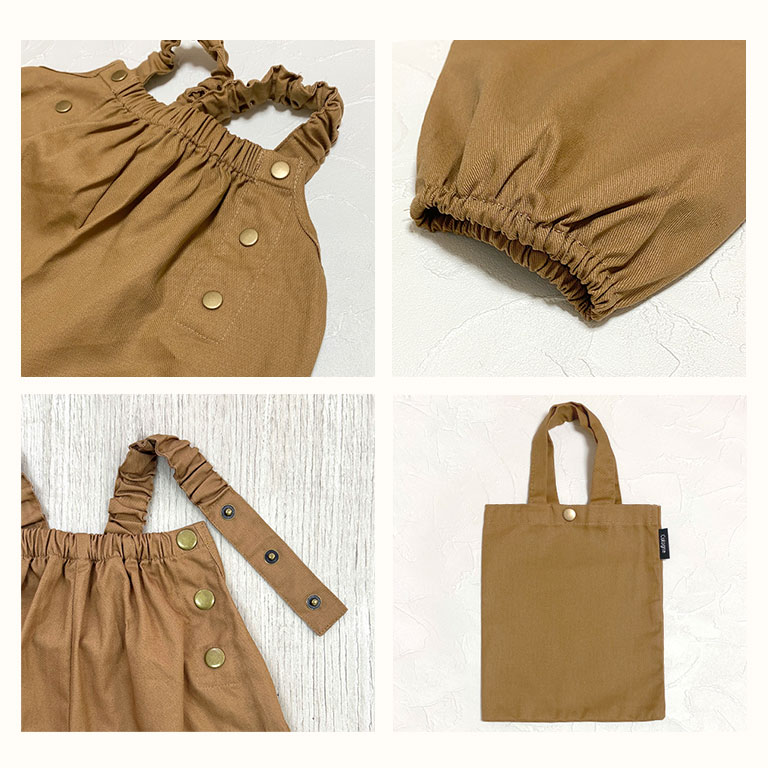 プレイウェア 遊び着 つなぎ 砂場着 おしゃれ 綿 調節可能 ベビー キッズ 男の子 女の子 コットン かわいい 80〜100cm対応 dk073 |  | 27