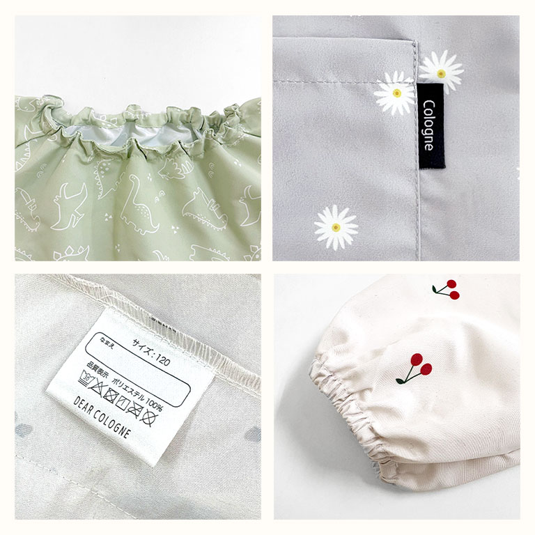 はっ水 キッズ スモック 子供用 長袖 半袖 撥水 幼稚園 女の子 男の子 エプロン お食事 保育園 小学生 入園準備 子供 子ども 汚れ防止 dk081 |  | 15