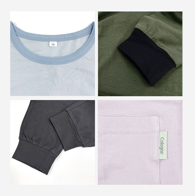 季節の変わり目にピッタリ！ キッズ パジャマ 女の子 男の子 綿 ポリウレタン ルームウェア 子供 部屋着 寝巻き dk094 |  | 13