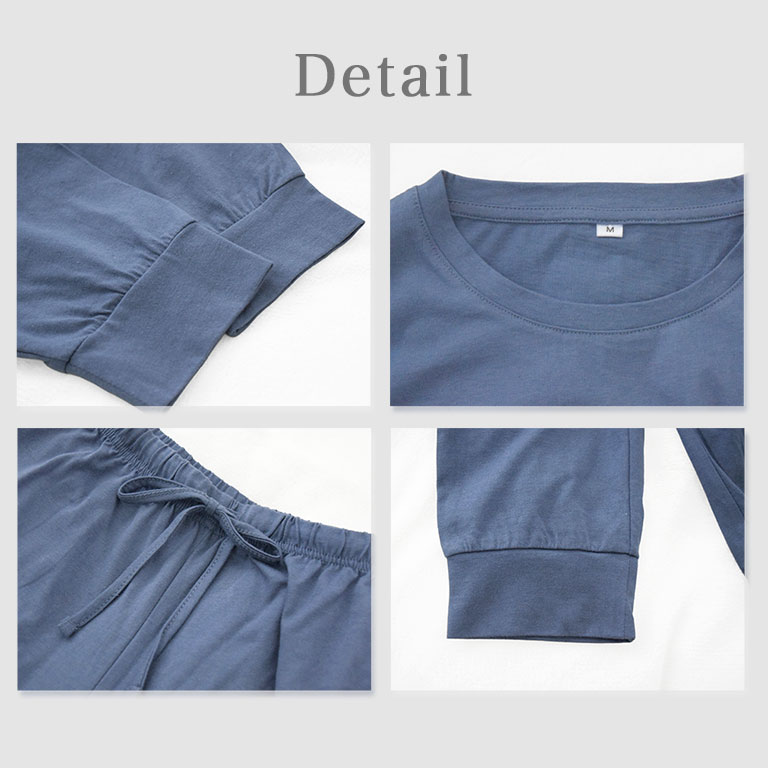 綿100％ ルームウェア レディース パジャマ コットン 部屋着 吸水性 通気性 シンプル おしゃれ 部屋着 dr008 |  | 08