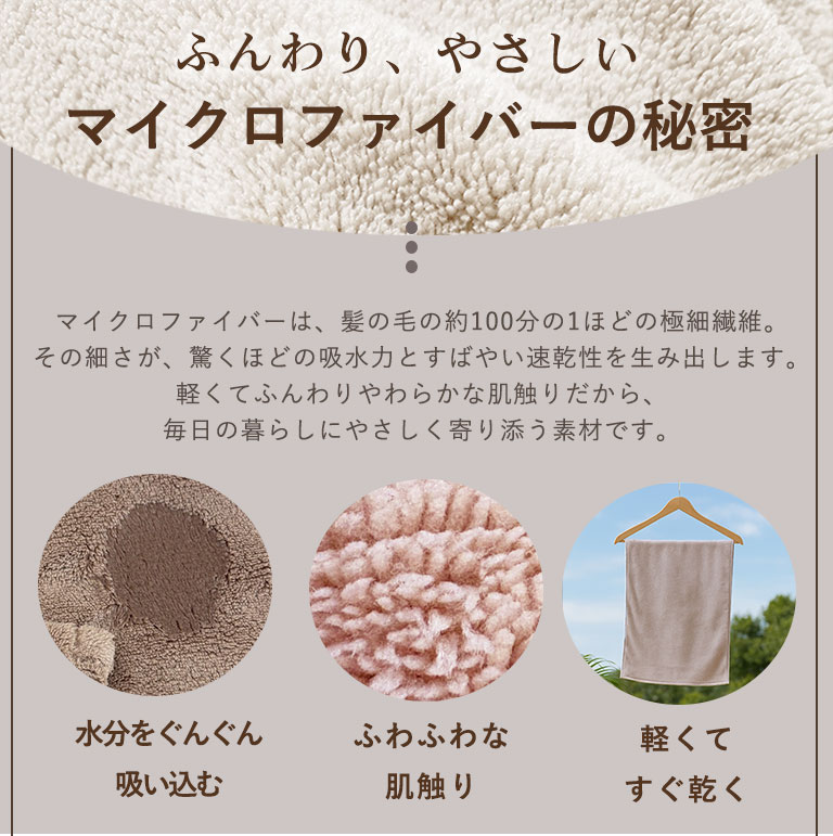 超吸水 ハンドタオル ハンカチ 単品 マイクロファイバー ふわふわ 洗顔
