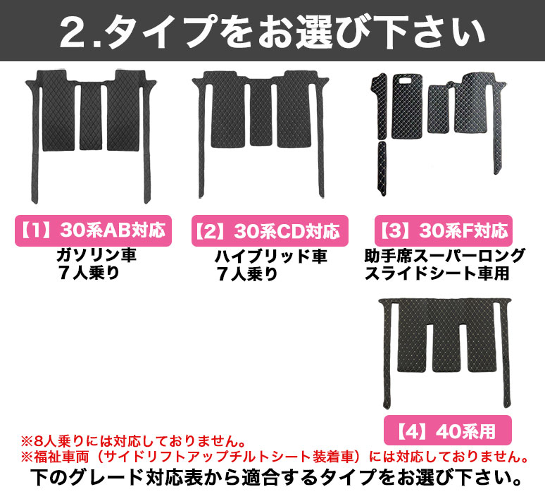 アルファード フロアマット 30系 2列目席用 セカンドシート ヴェルファイア 7人 8人 前期 後期 新型 防水 車 マット高級 PVC  ダイヤキルト 自動車マット fm007 : fm007 : ディアコロン - 通販 - Yahoo!ショッピング