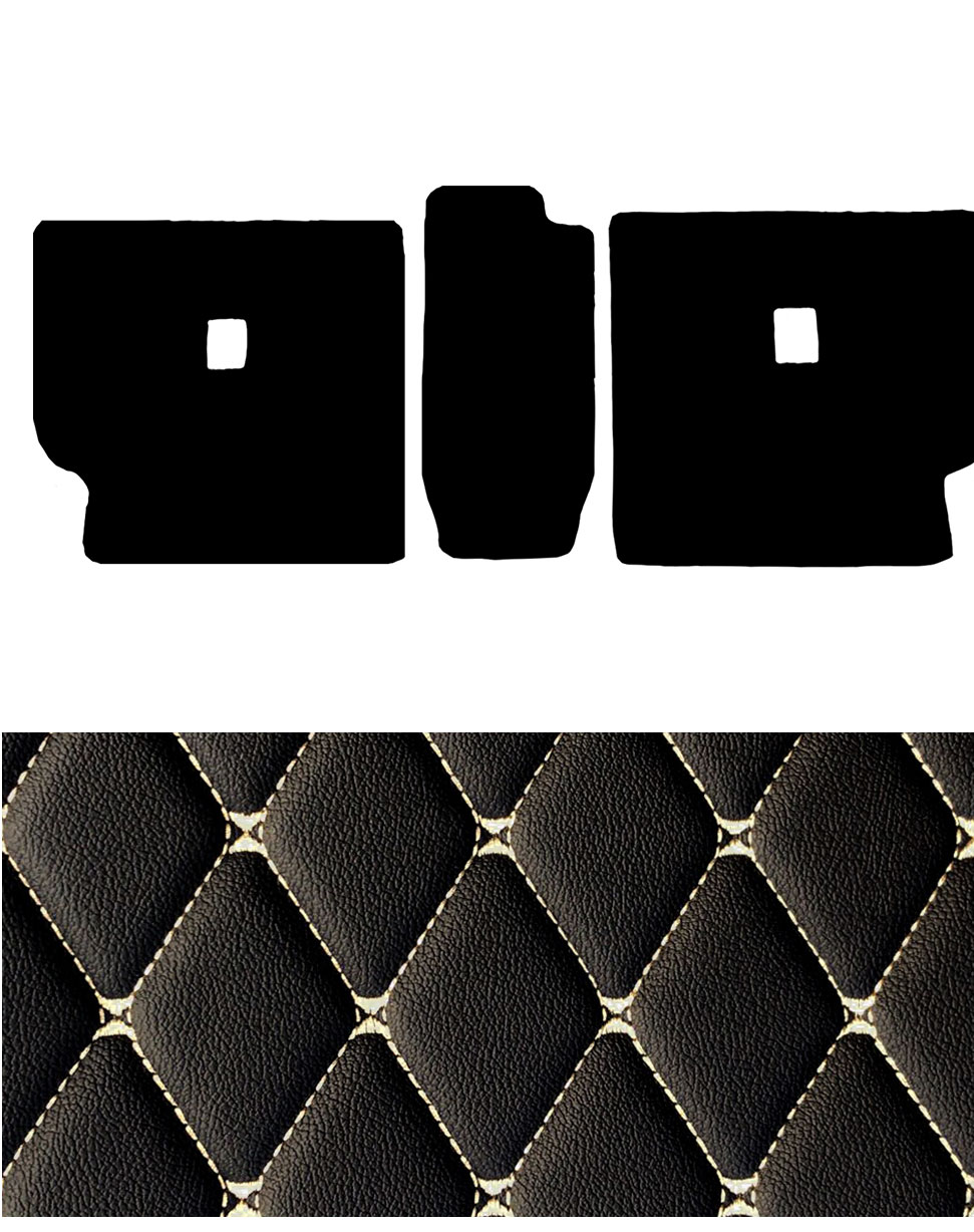 プラド 2列目席背面用 カバー フロアマット 防水 150系 7人乗り トヨタ