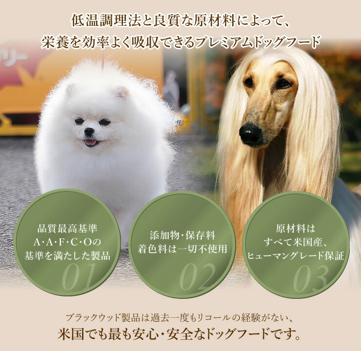 BLACKWOOD（ブラックウッド） ドッグフード ローファット 20kg 5kg×4袋