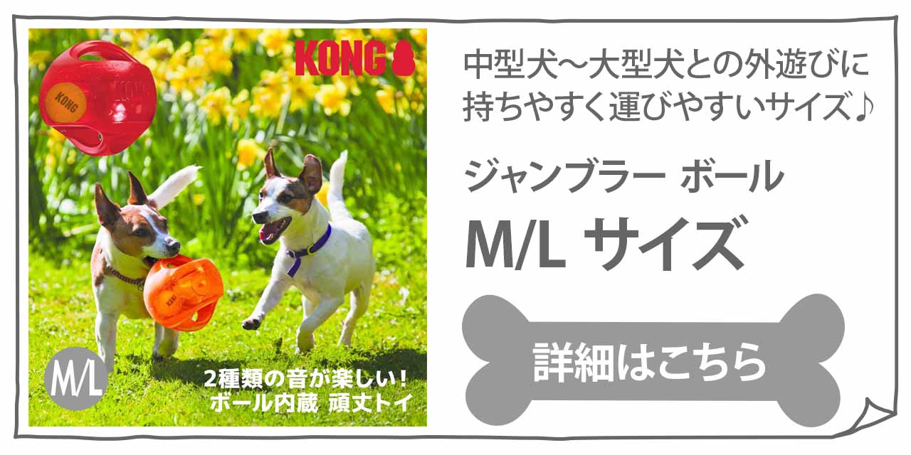 KONG（コング） ジャンブラー ボール M/Lサイズ 中型犬 大型犬