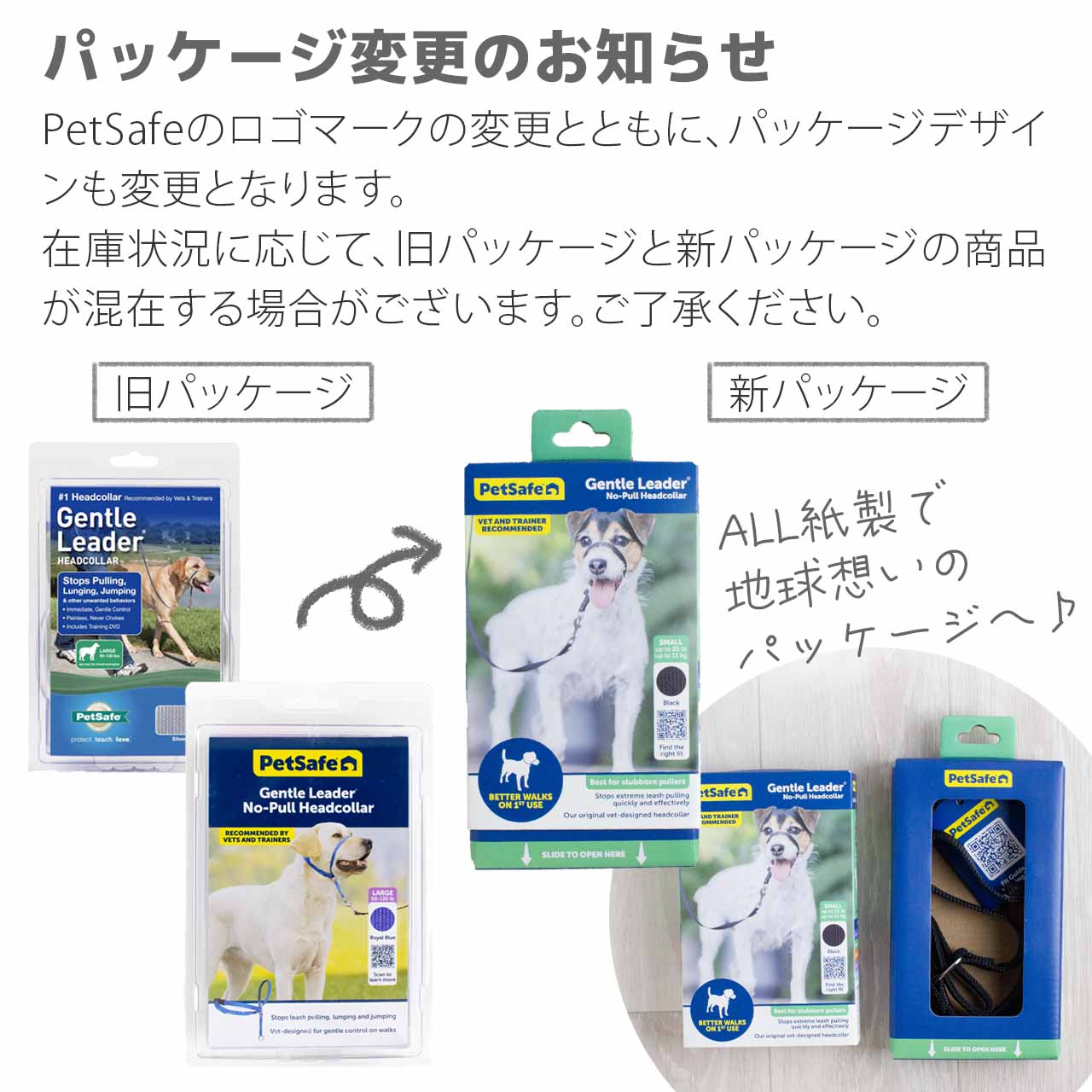 パッケージ変更のお知らせ2024