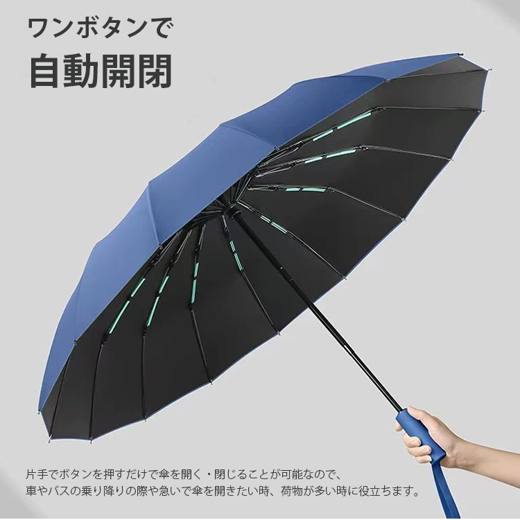 父の日 折りたたみ傘 日傘 晴雨兼用 遮光 UVカット 自動開閉 白 梅雨 通勤 通販
