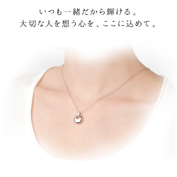 遺骨ペンダント パヴェ ドロップ シルバーSoul Jewerly ソウル