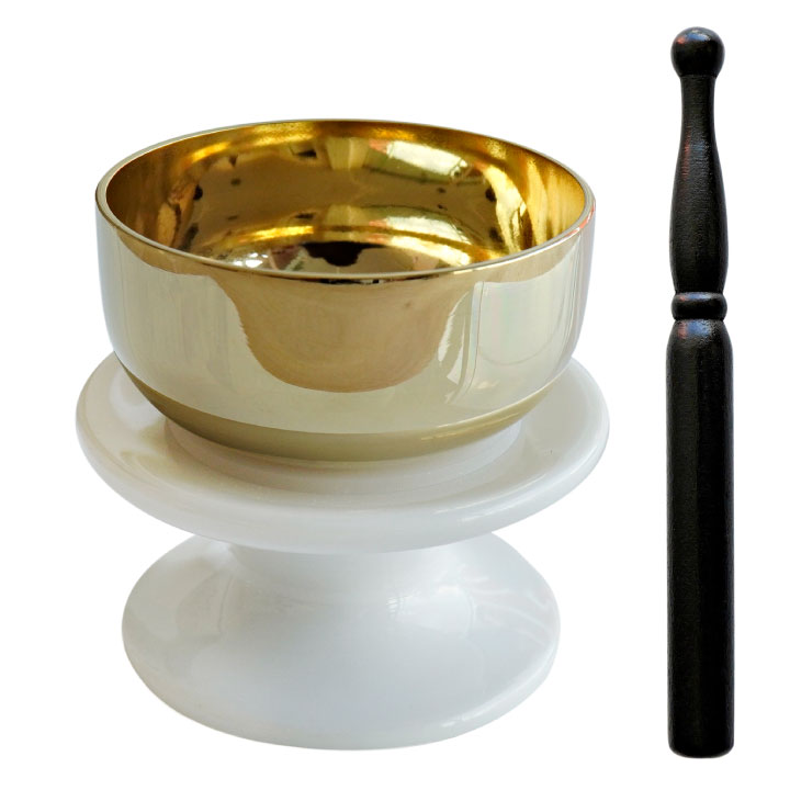 仏具 陶器のりん台 おりんセット ミニ りん棒 メモリアル おりん かわいい | ブランド登録なし | 03
